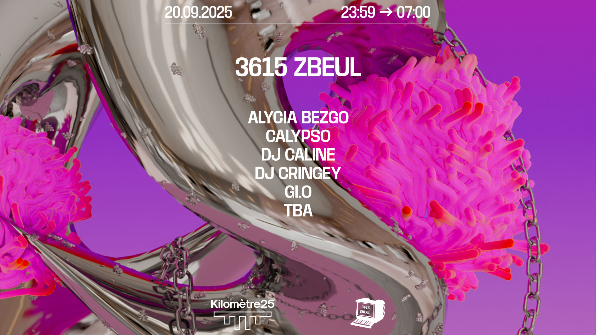 3615 ZBEUL : ALYCIA BEZGO, DJ CALINE , DJ CRINGEY, GI.O