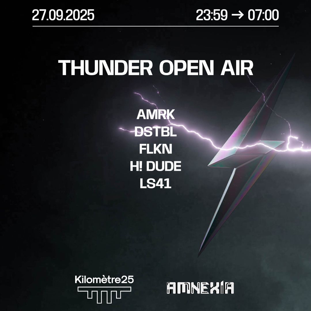 THUNDER : H! DUDE, FLKN, DSTBL, LS41, AMRK