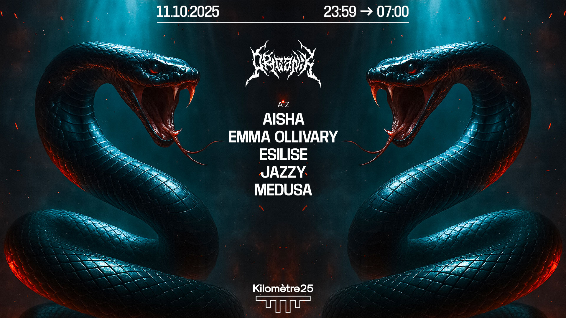 ORGANIK : JAZZY, AISHA, EMMA OLLIVARY, ESILISE, MEDUSA