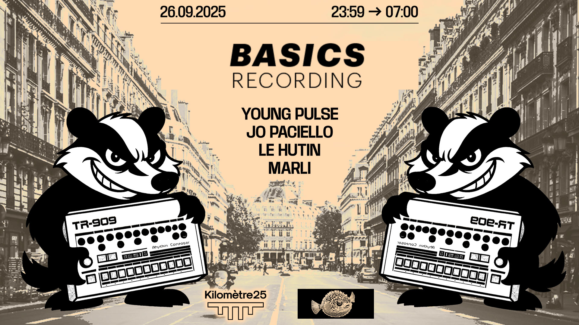 Basics Recording : Jo Paciello, Young Pulse, Le Hutin, Marli