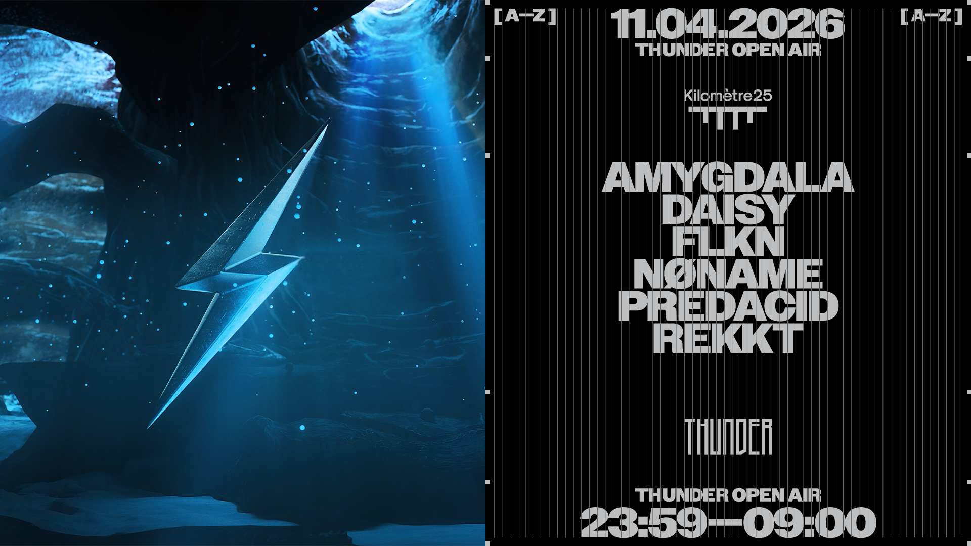 THUNDER : REKKT, FLKN, NØNAME, AMYGDALA, DAISY