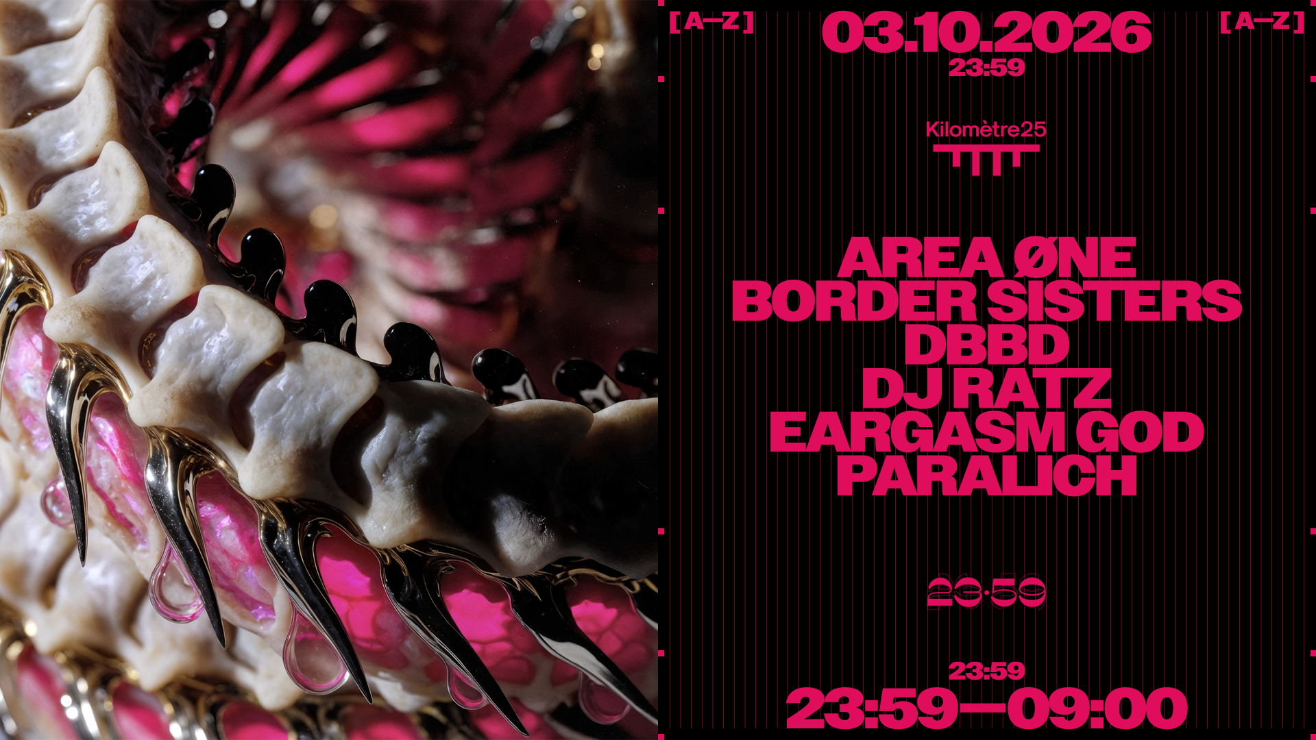 23:59 : Eargasm God, DBBD, Paralich, Area Øne & more