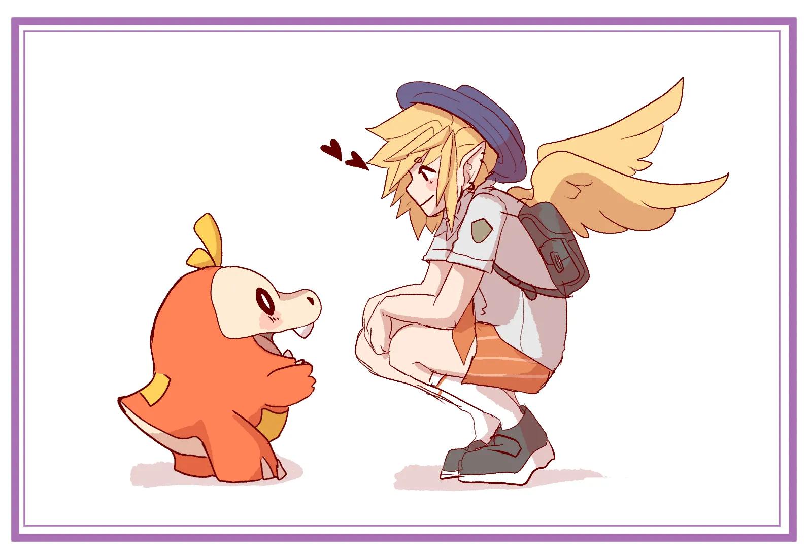 First Art of Voxer in Pokemon Violet