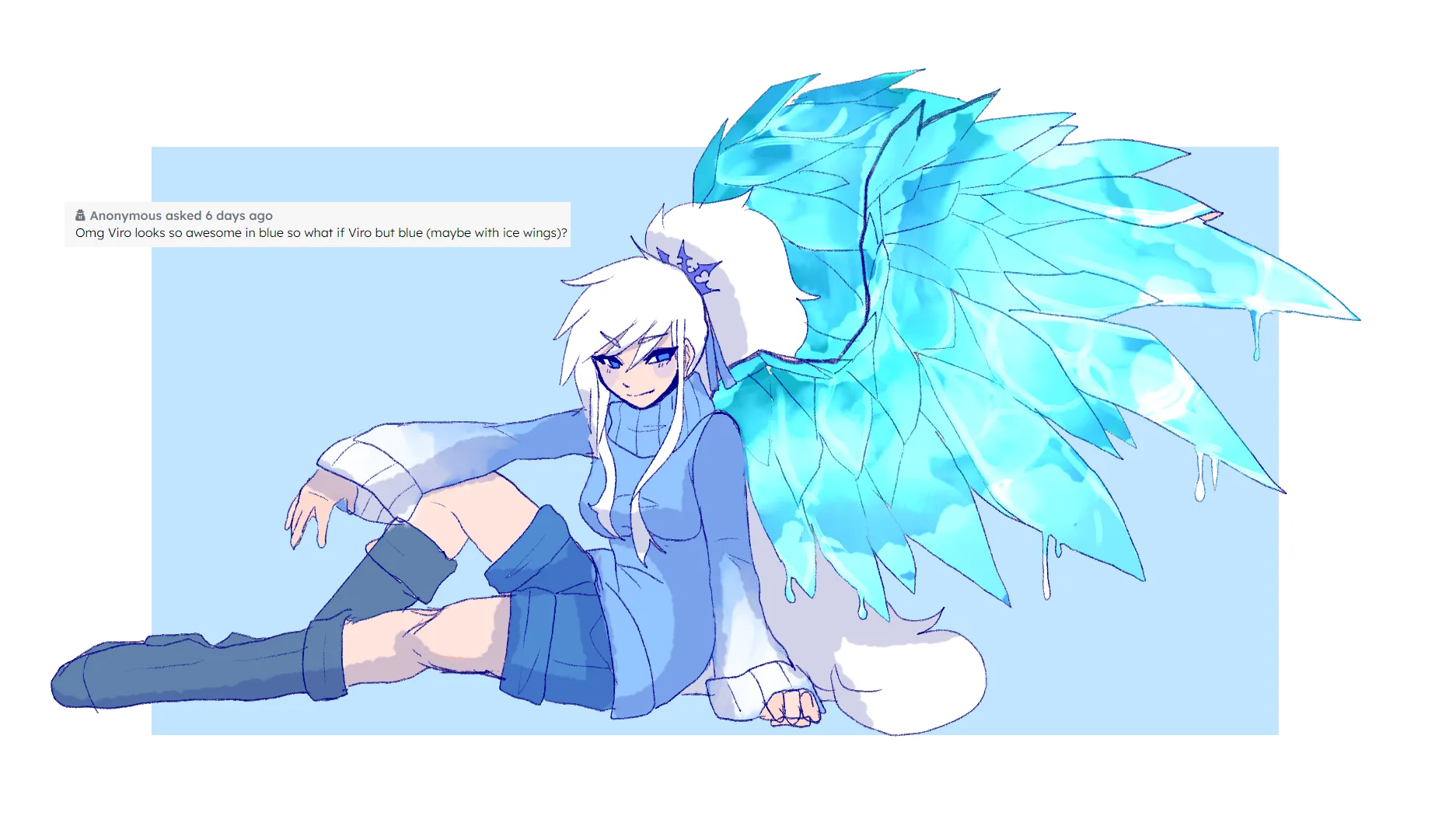 Art of Viro in Ice theme