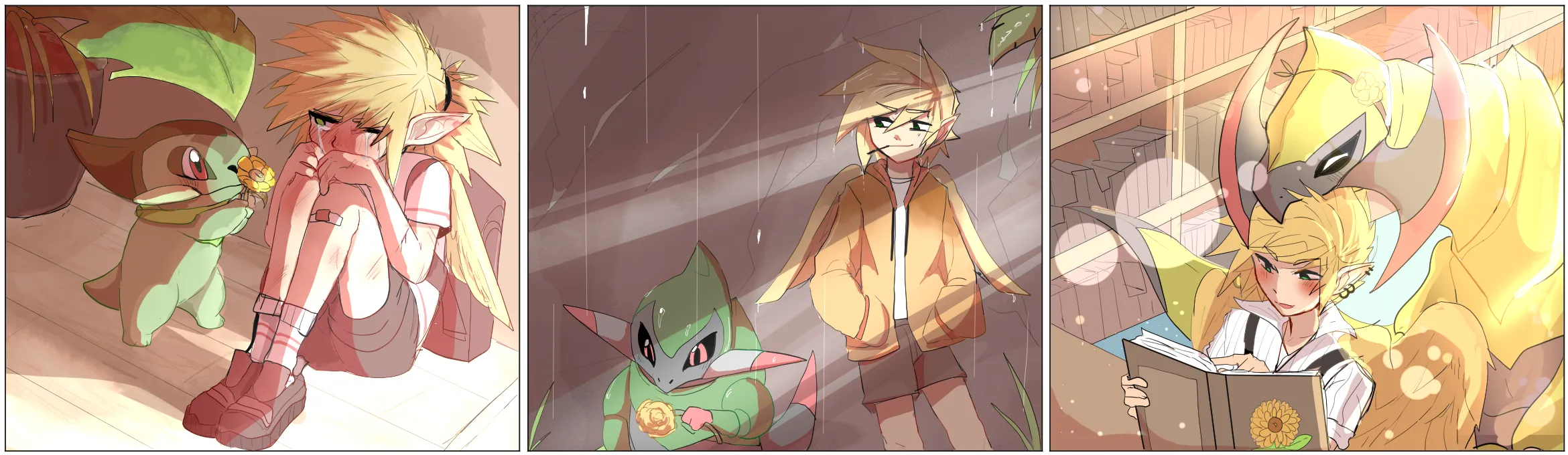 Art of Voxer growing up with an Axew