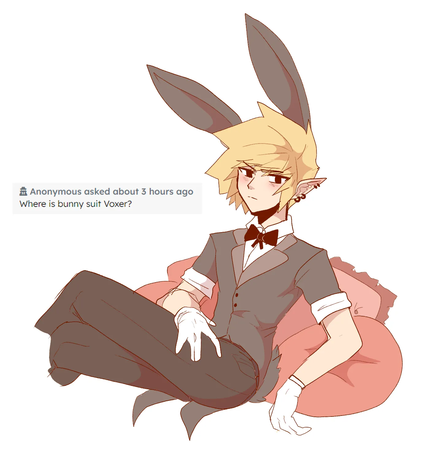 Art of Voxer in a Bunny Suit