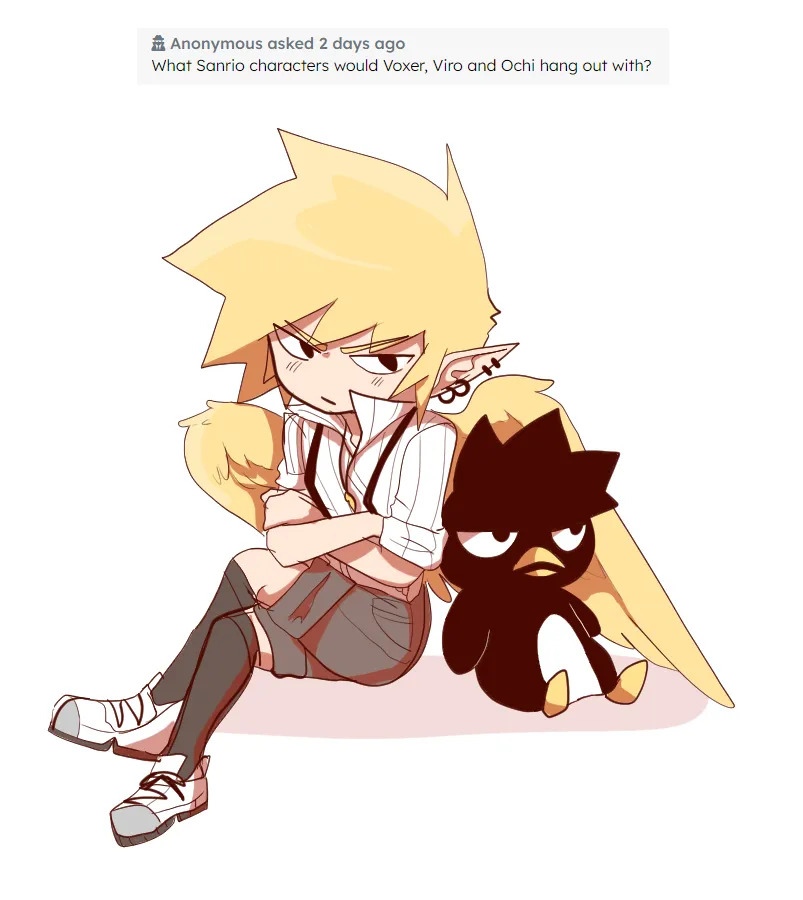 Art of Voxer with Badtz-Maru