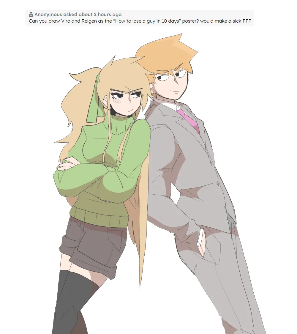 Art Request of Viro and Reigen Arataka