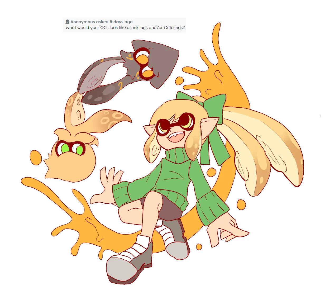Main BH Trio as Splatoon Characters