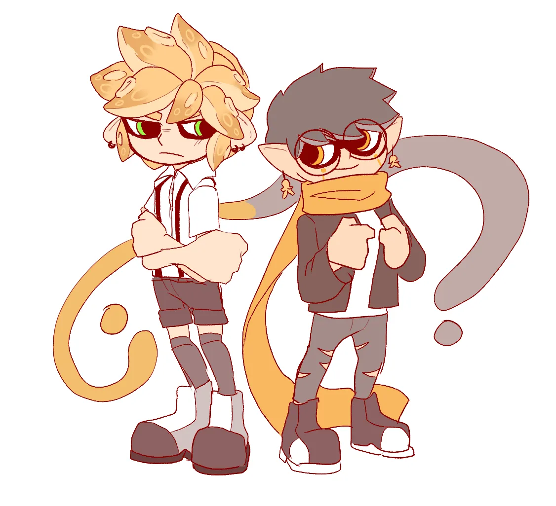 Art of Voxer and Ochi in Splatoon