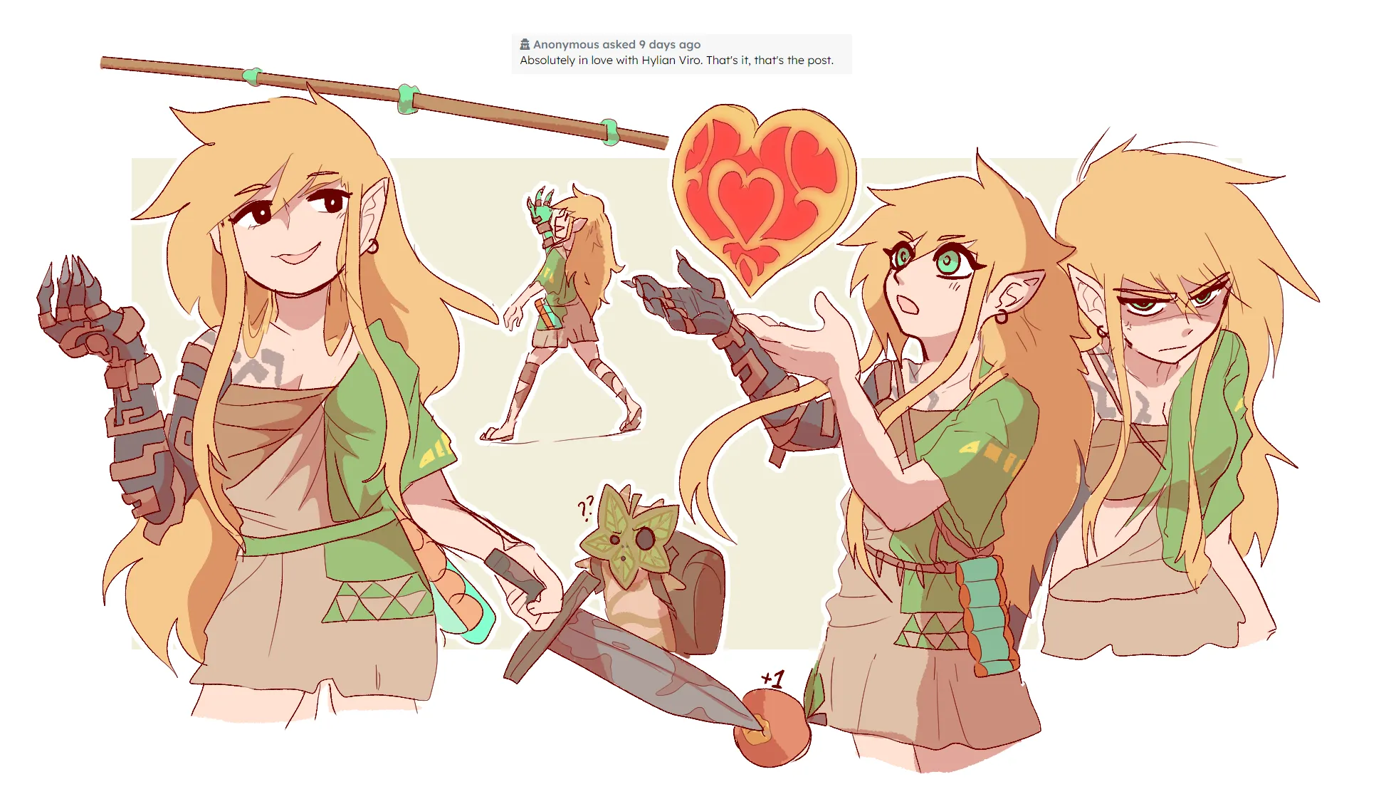 Art of Viro as Link from TOTK