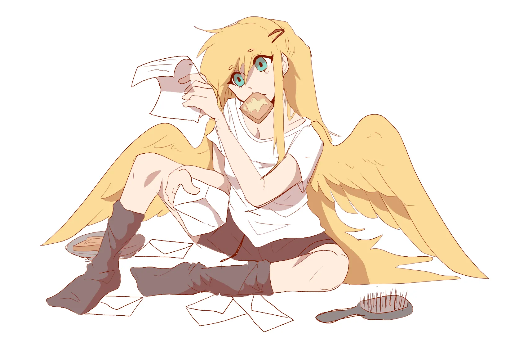 Viro reading letters