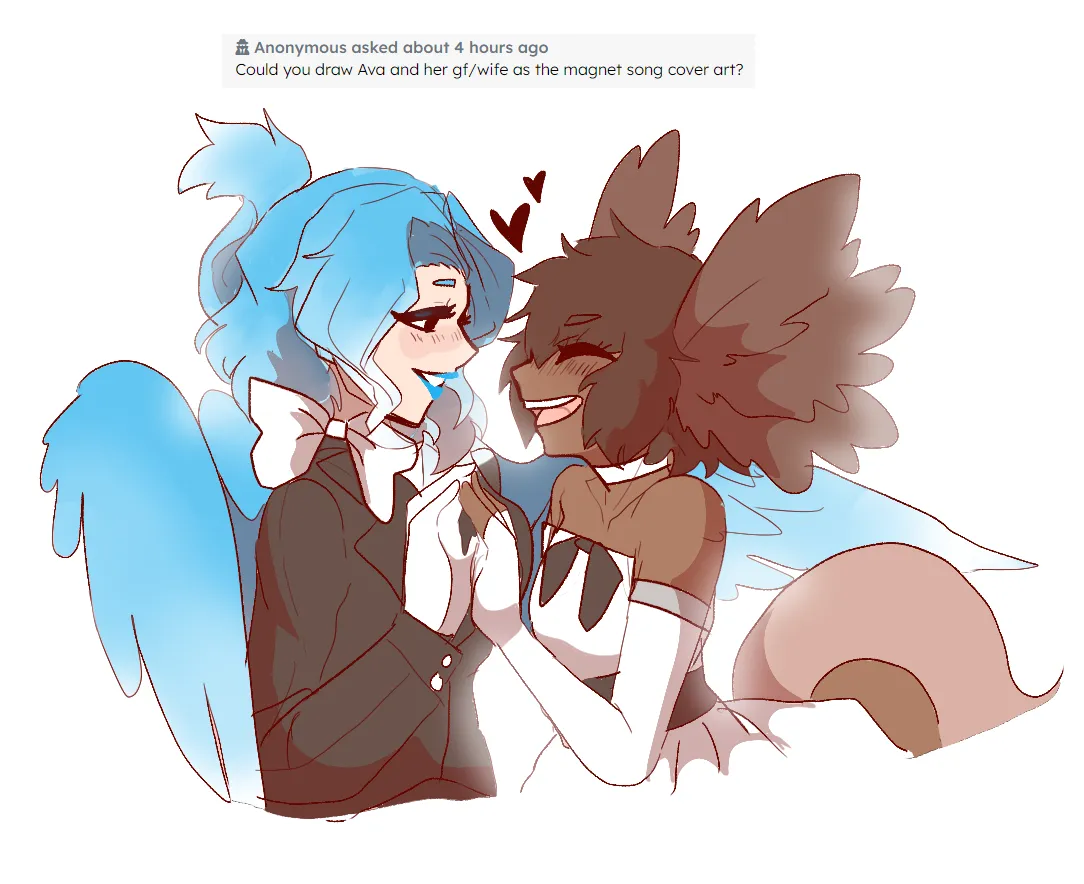 Nolan and Ava as Magnet Cover Art