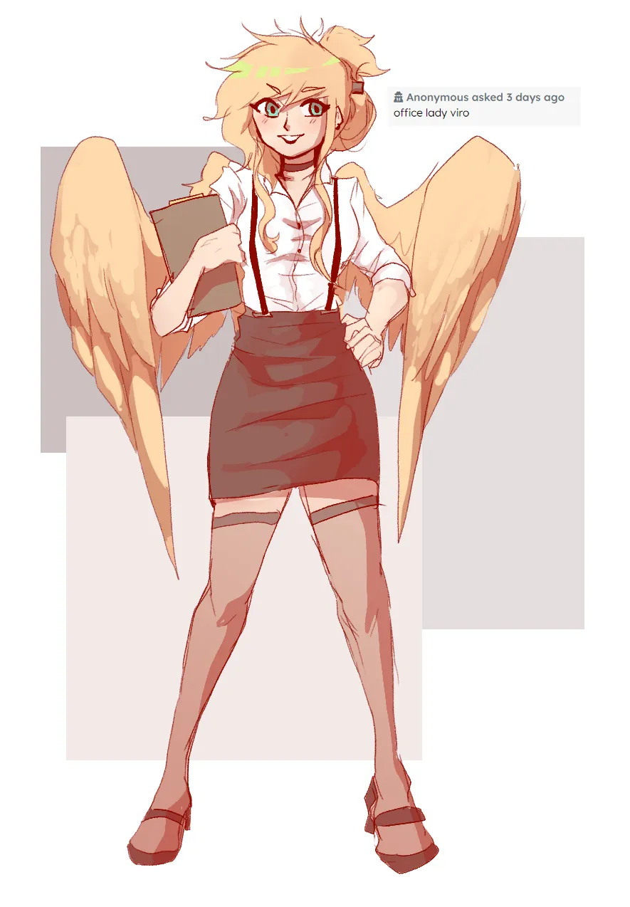 Viro as an office worker