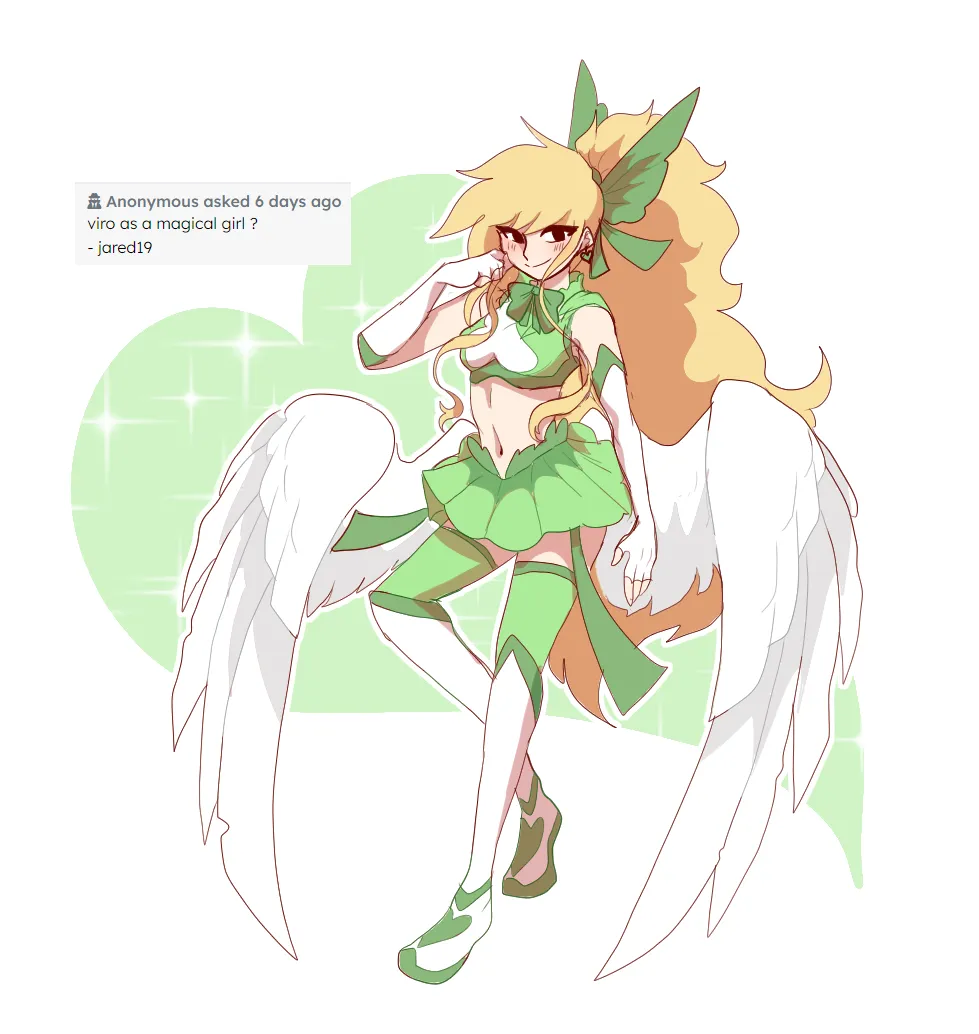 Art of Viro as a Magical Girl