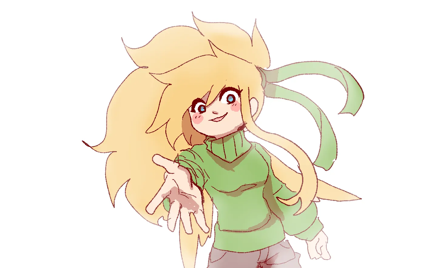 Viro Holding Out Her Hand