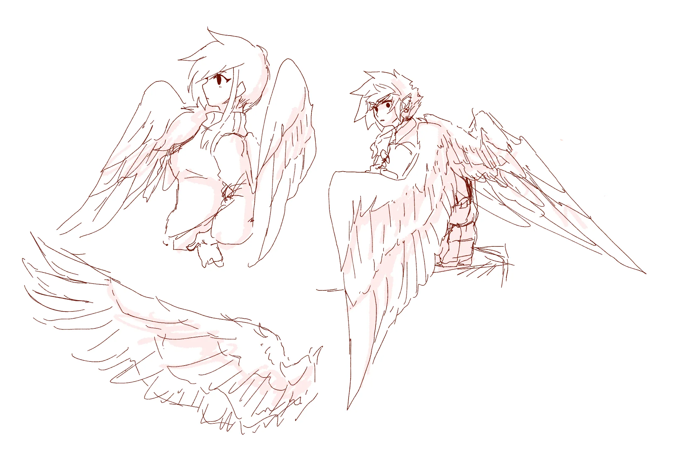 Concept art of wings