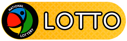 National Lottery Lotto logo with colorful circular symbol and yellow background.