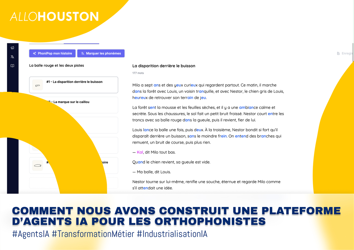 Comment nous avons construit une plateforme d’agents IA pour les orthophonistes