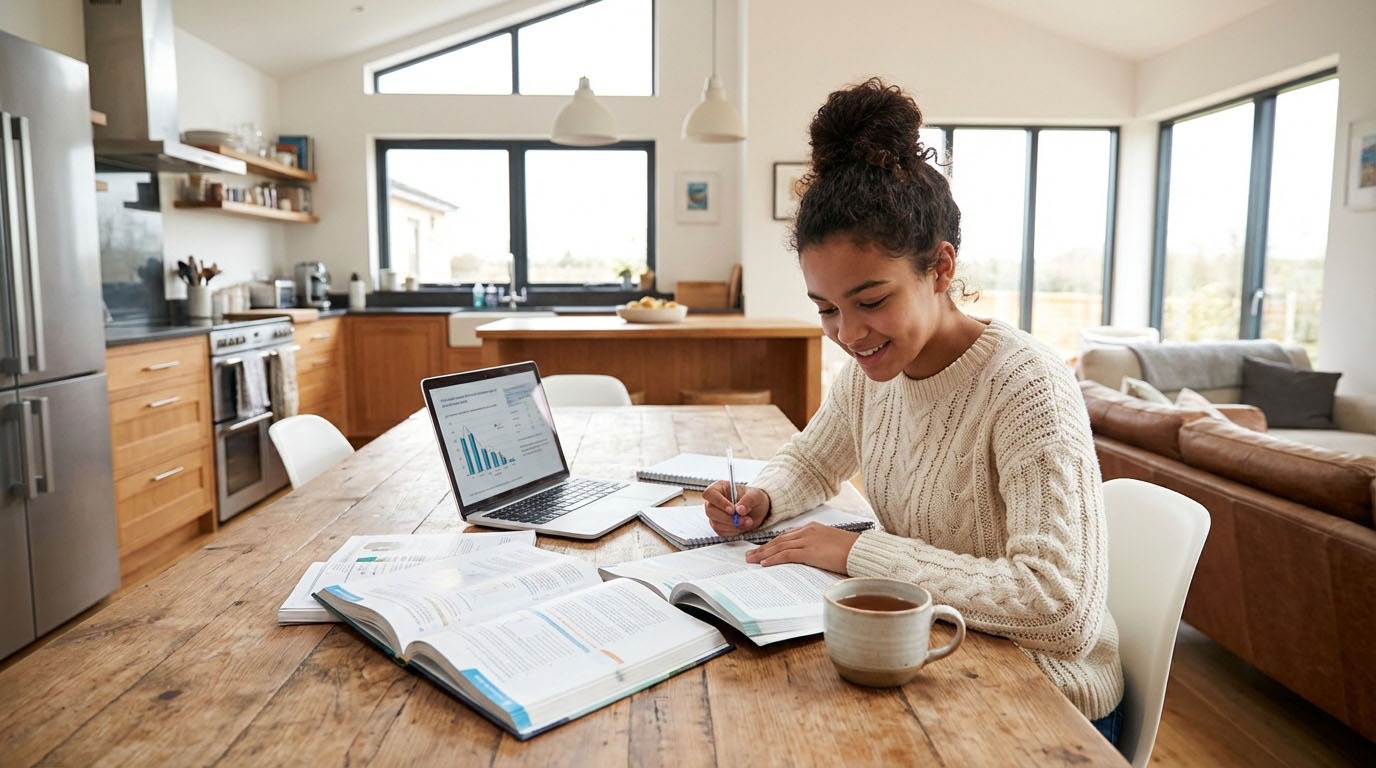 International GCSE student