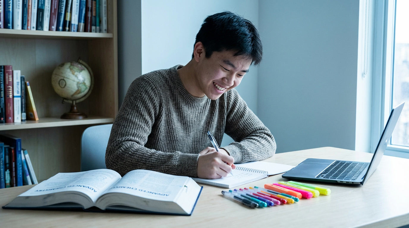 Edexcel A Level Chemistry student studying online