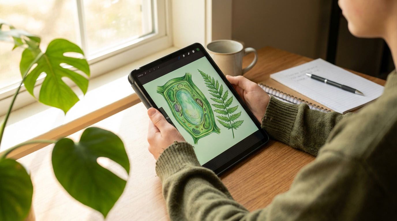 Edexcel IGCSE Biology student studying online