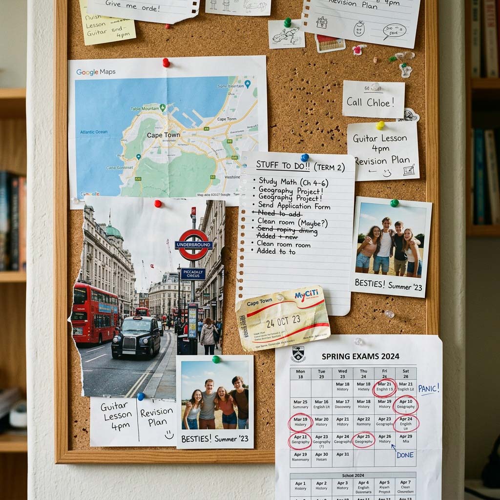 South African student exploring university pathways through online schooling