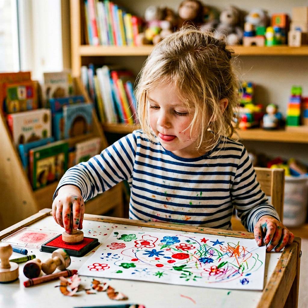 Kindergarten student