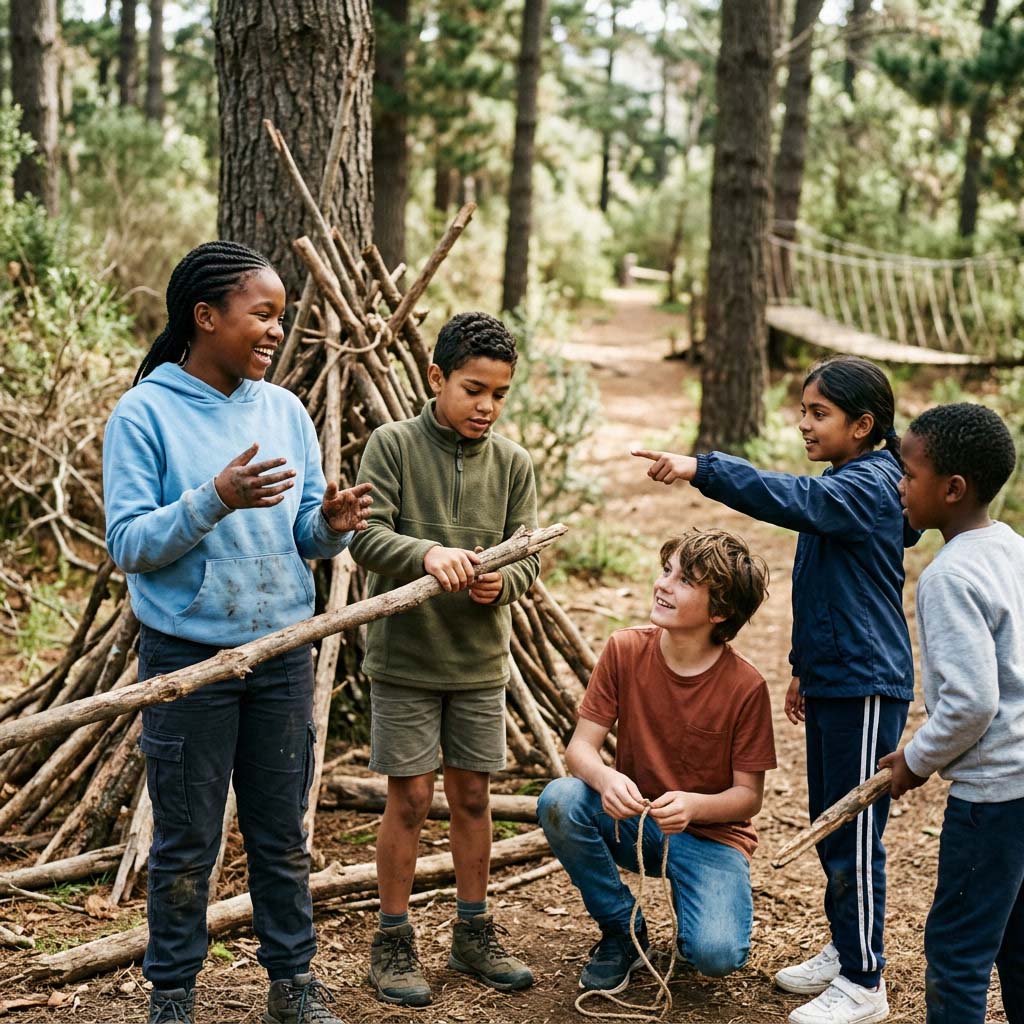 CambriLearn students taking part in an in-person activity