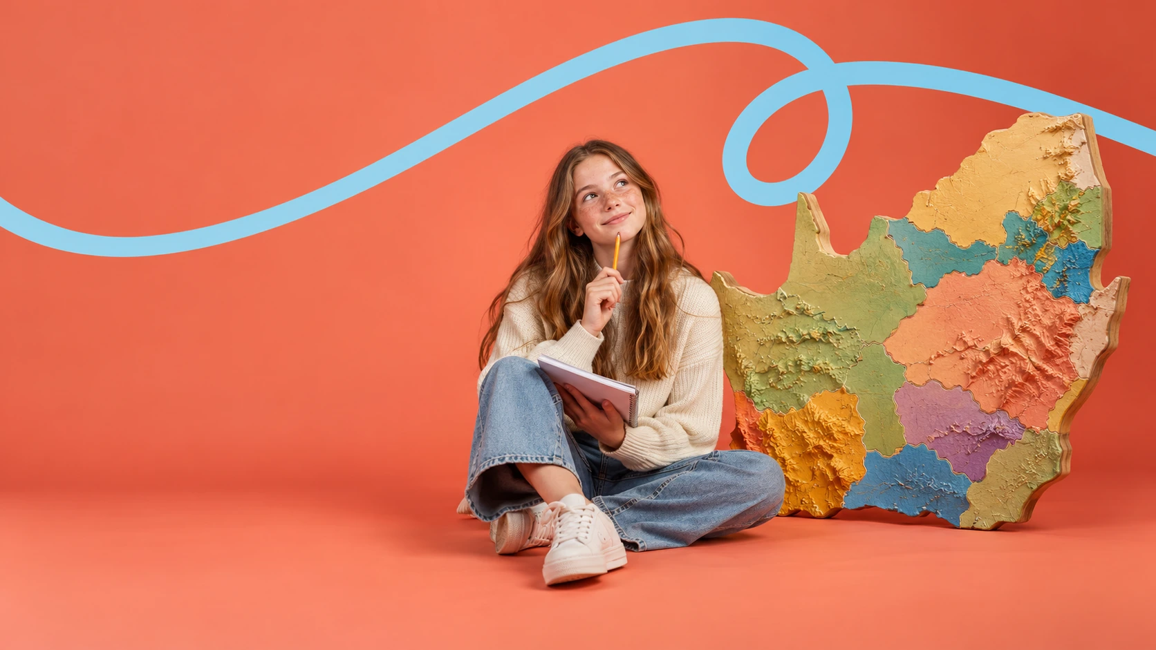 Student learning the KABV curriculum online in Afrikaans