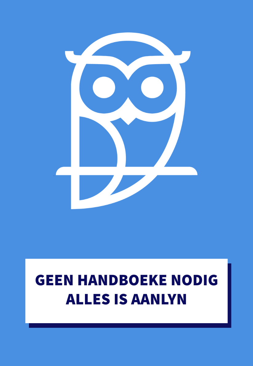 Geen handboeke nodig