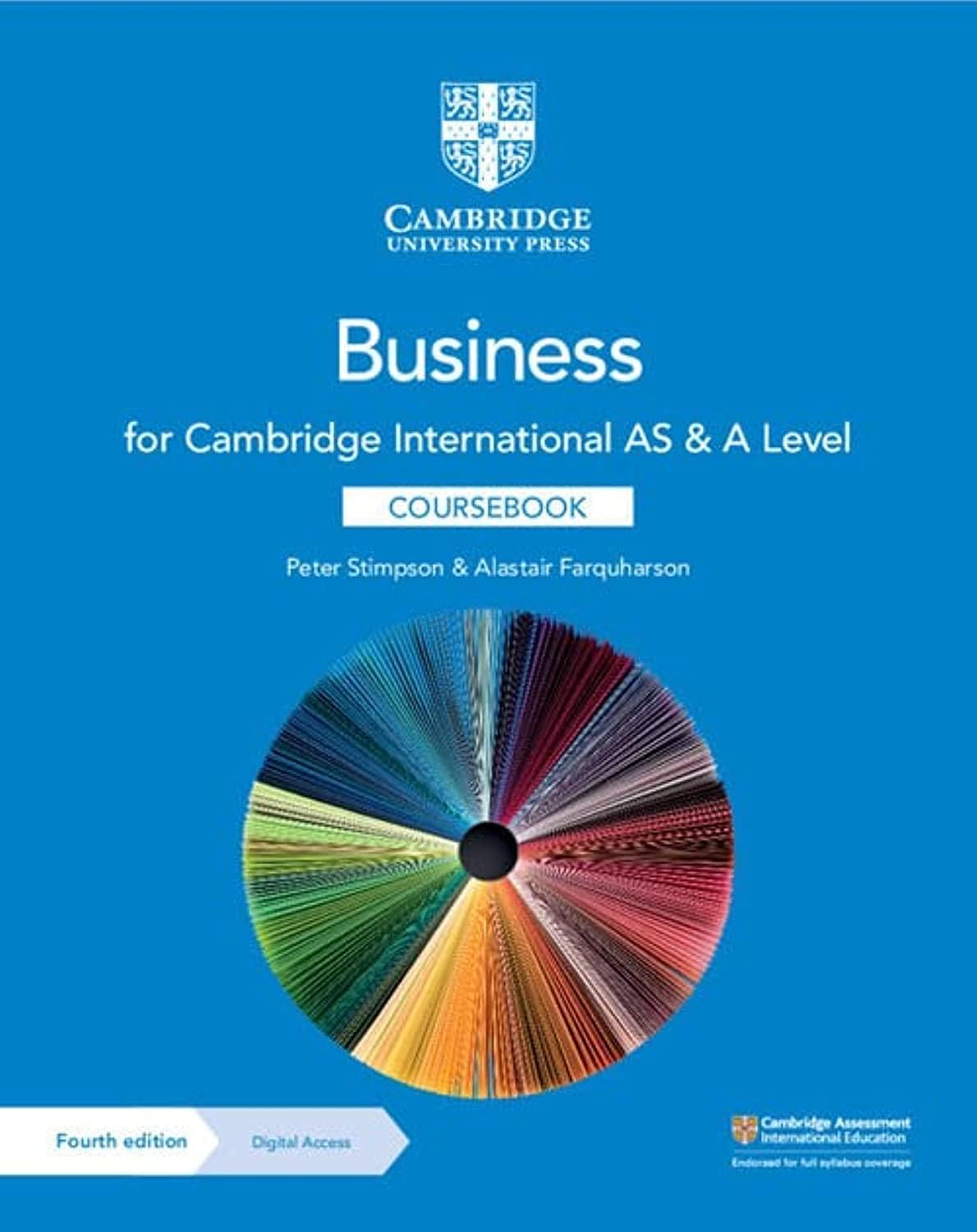 Cambridge International AS & A Level Business Coursebook with Digital Access (2 Years) 4th edition P Stimpson and A Farquharson