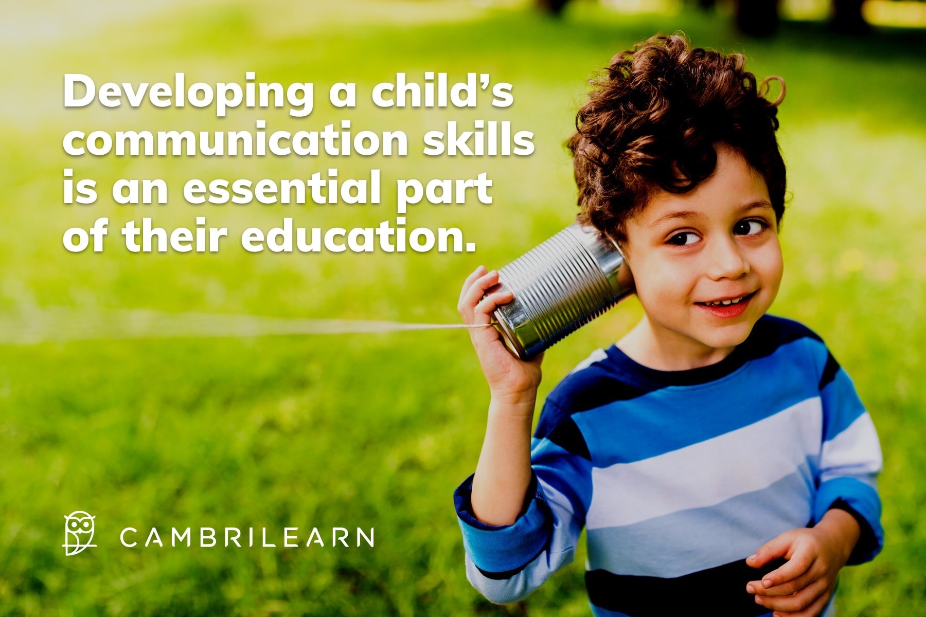 Developing a child’s communication skills is an essential part of their education