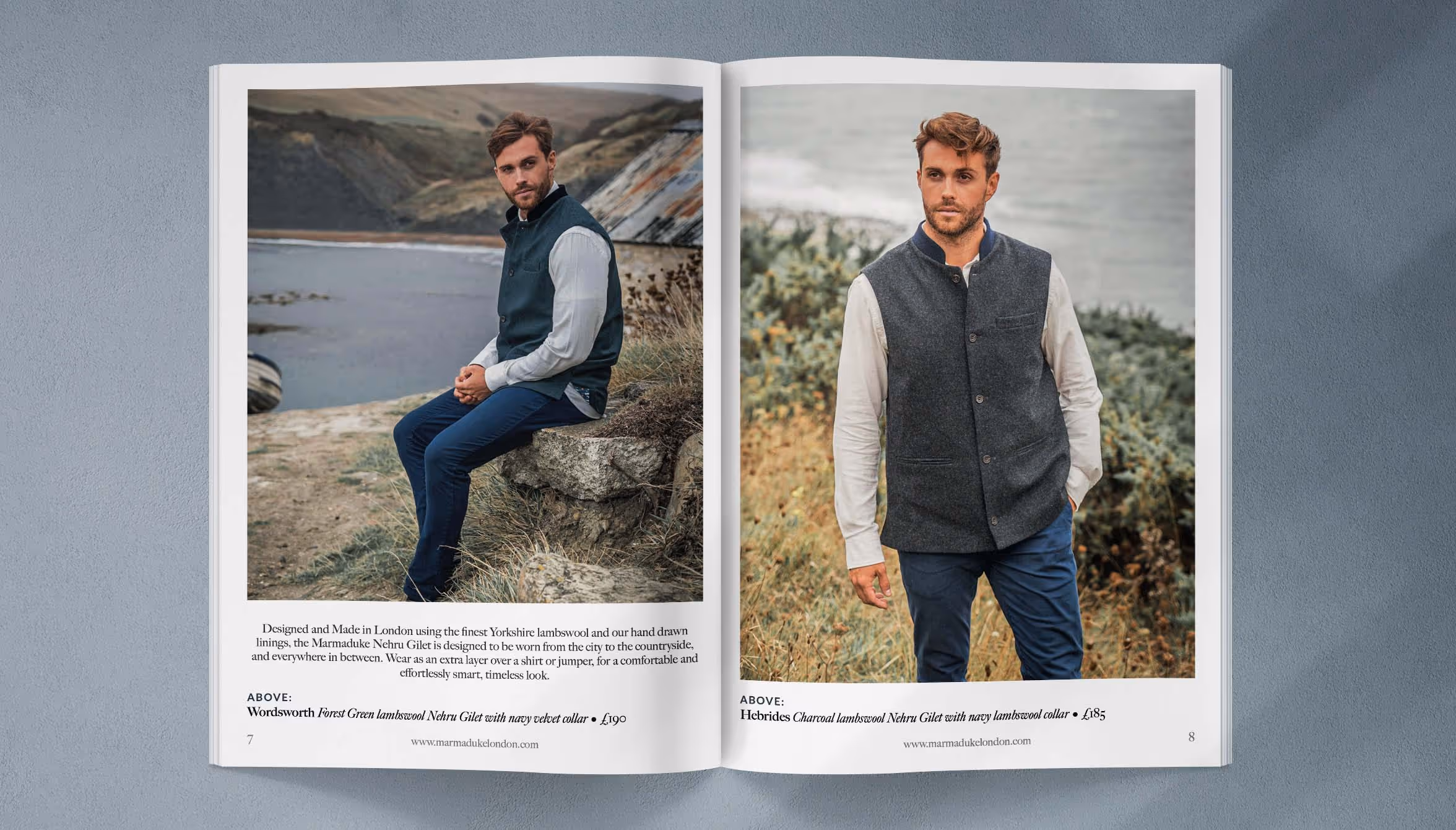 Marmaduke London catalogue mockup