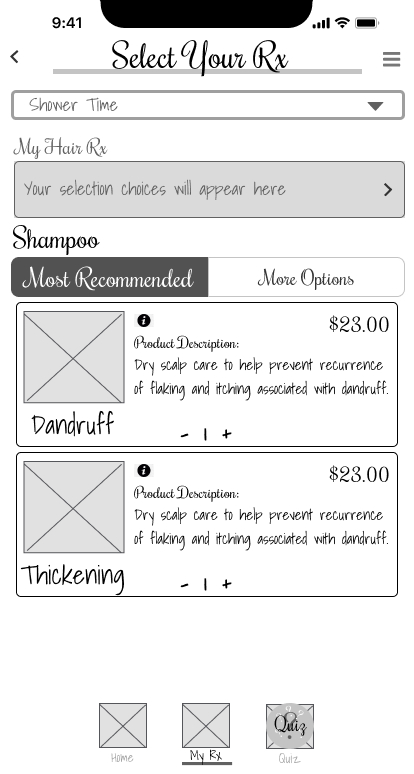 Regimen Choices Option 2