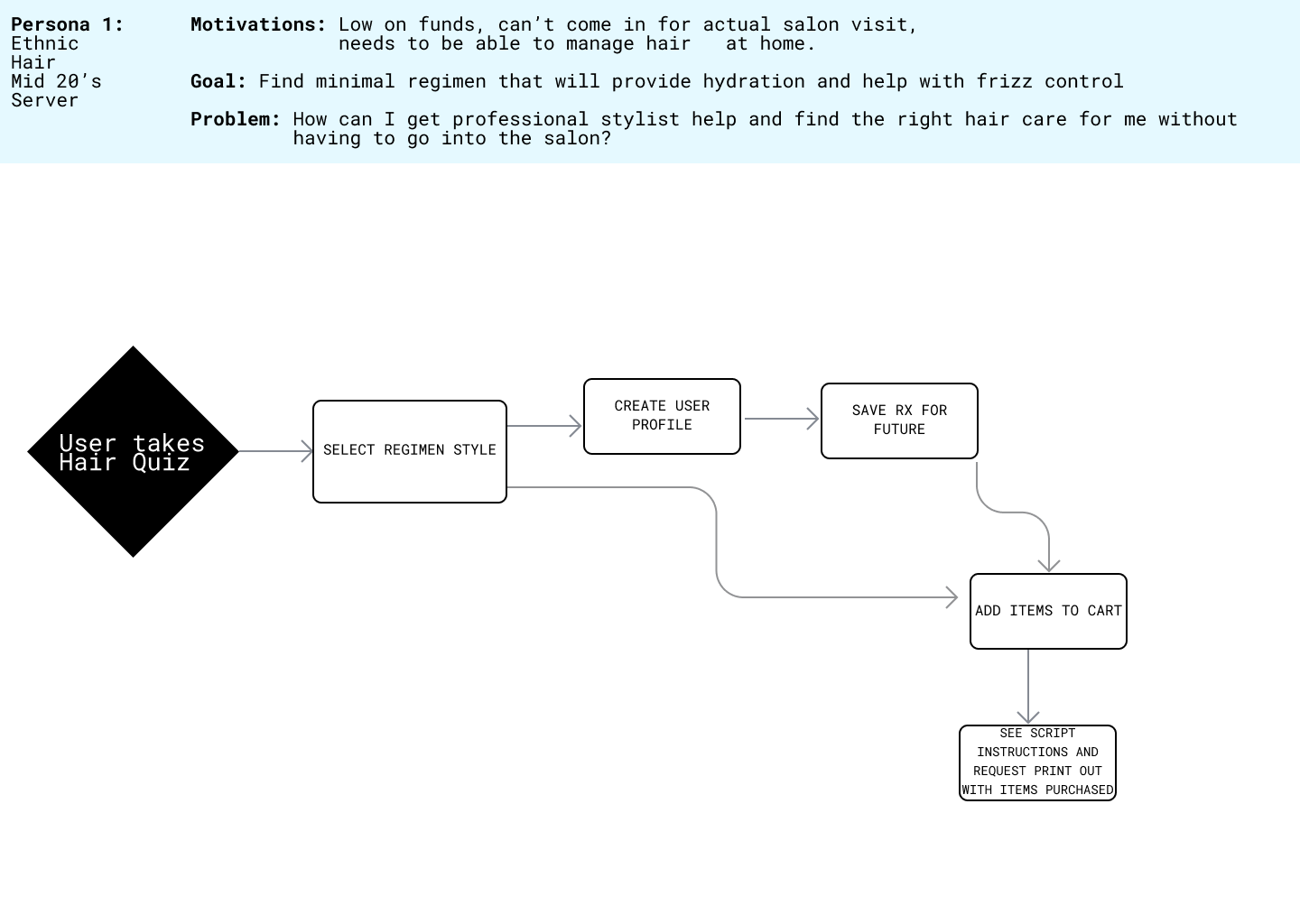 Persona Flow Chart
