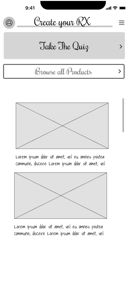 Home Screen Page
