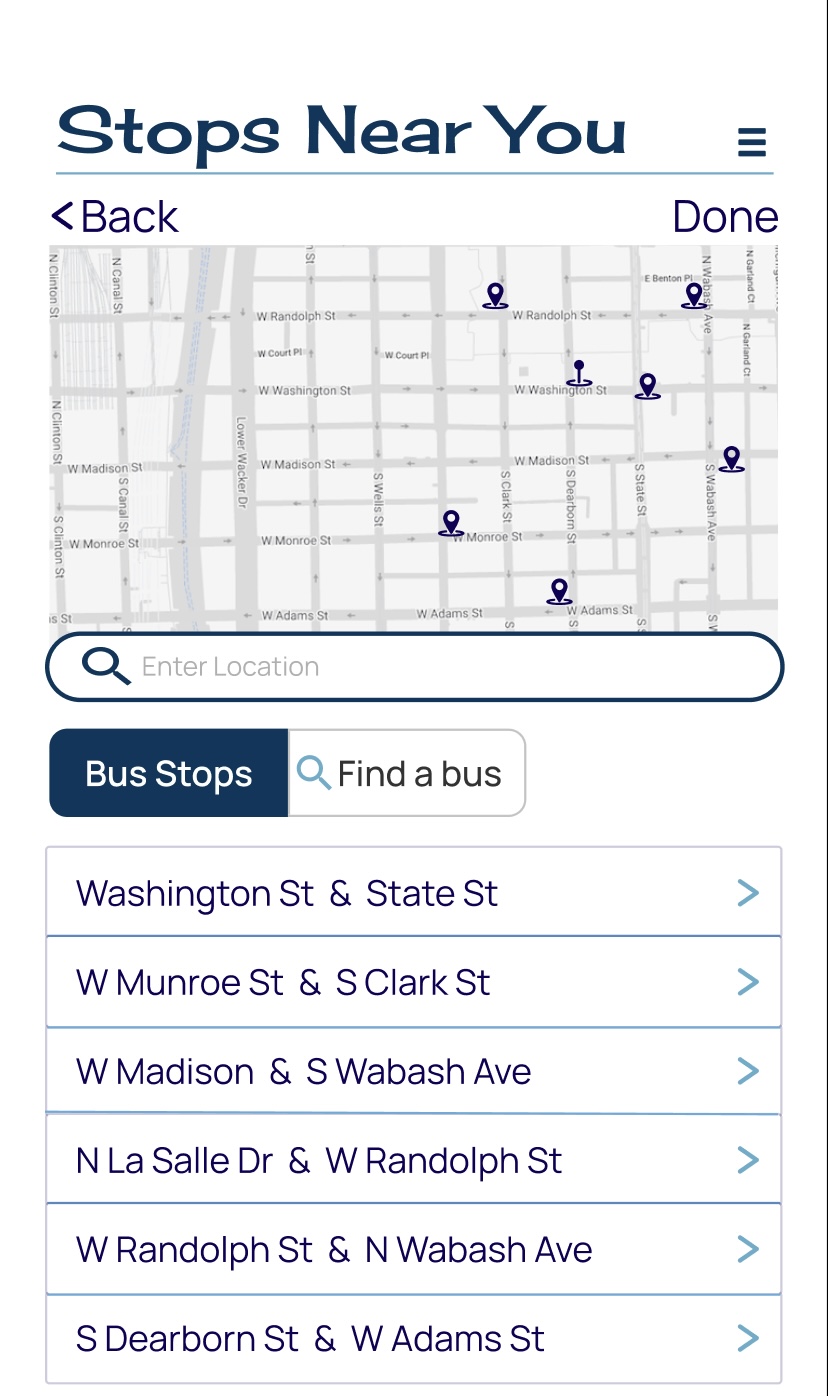 Bus Buddy Stop Page
