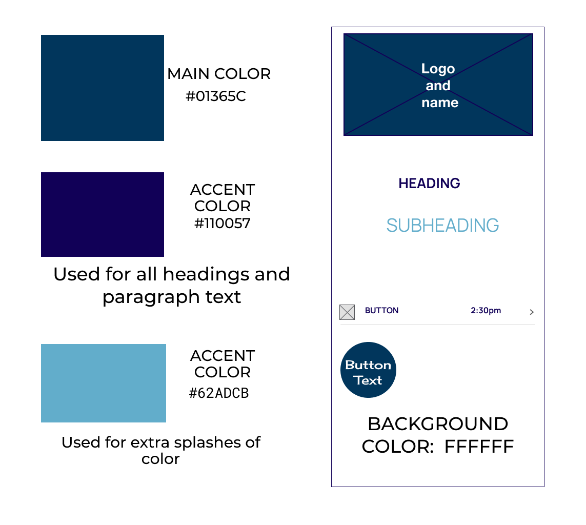 color scheme style guide