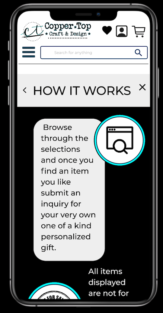How it works page screenshot