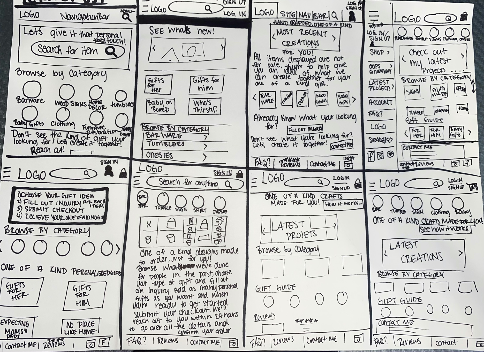 Crazy 8 Sketch Image