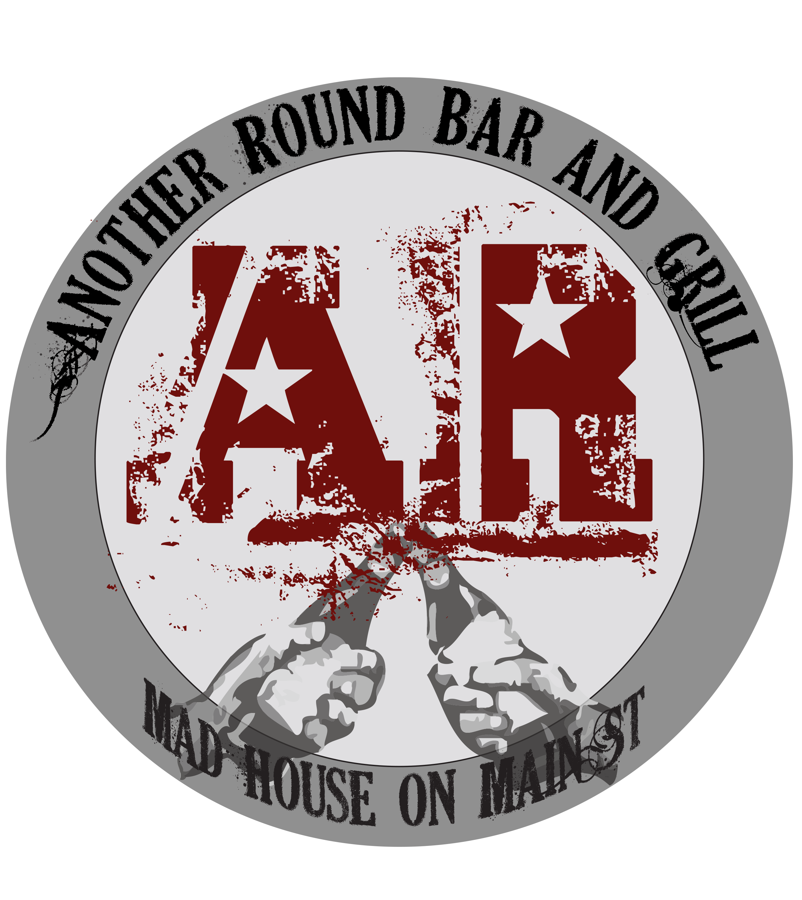 Another Round Distressed Logo