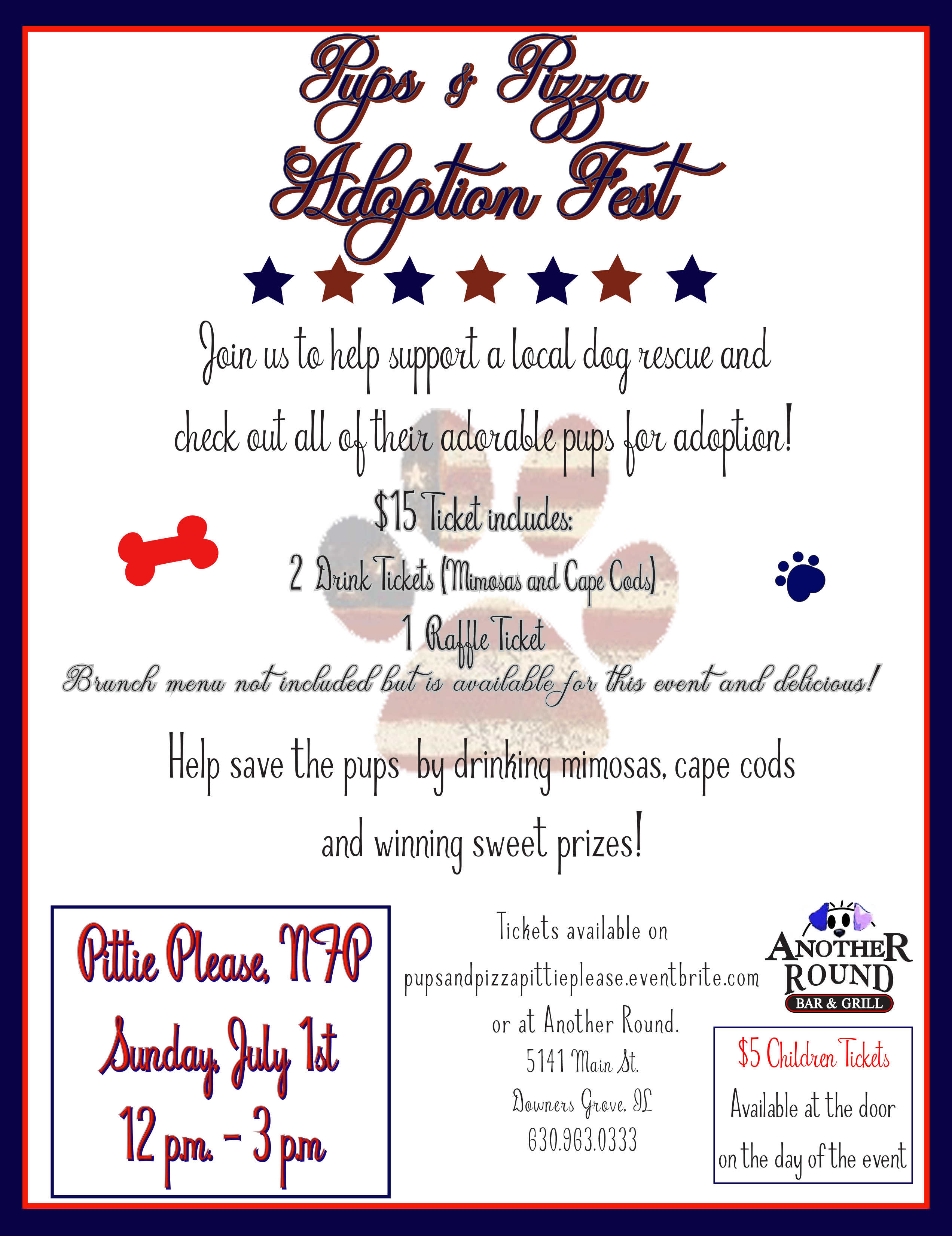 Dog Fundraiser Poster