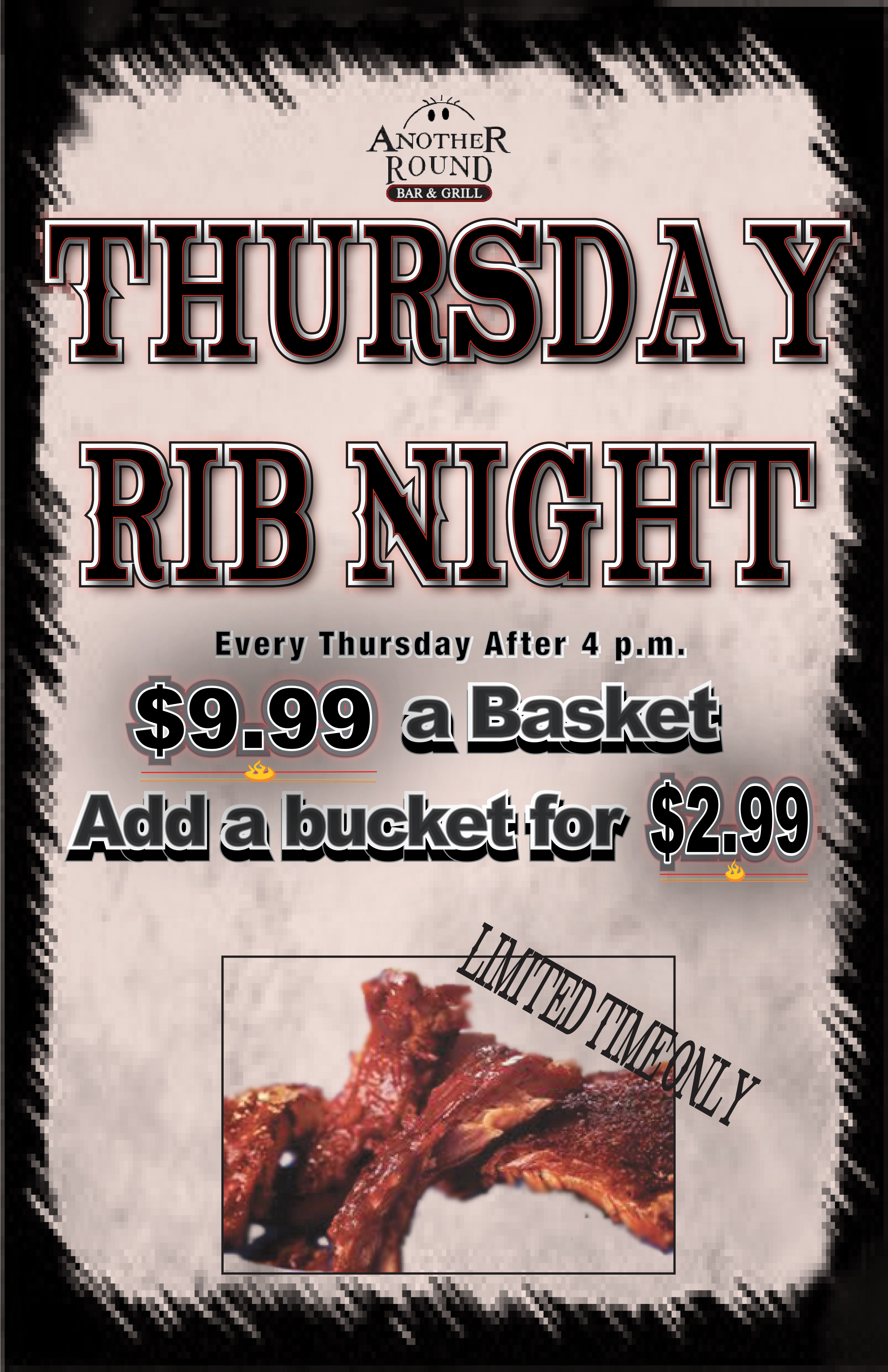 Rib Night Poster