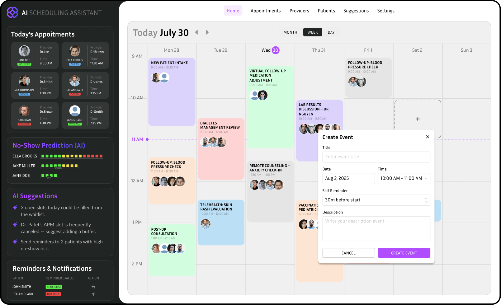 AI Medical Scheduling Software 
