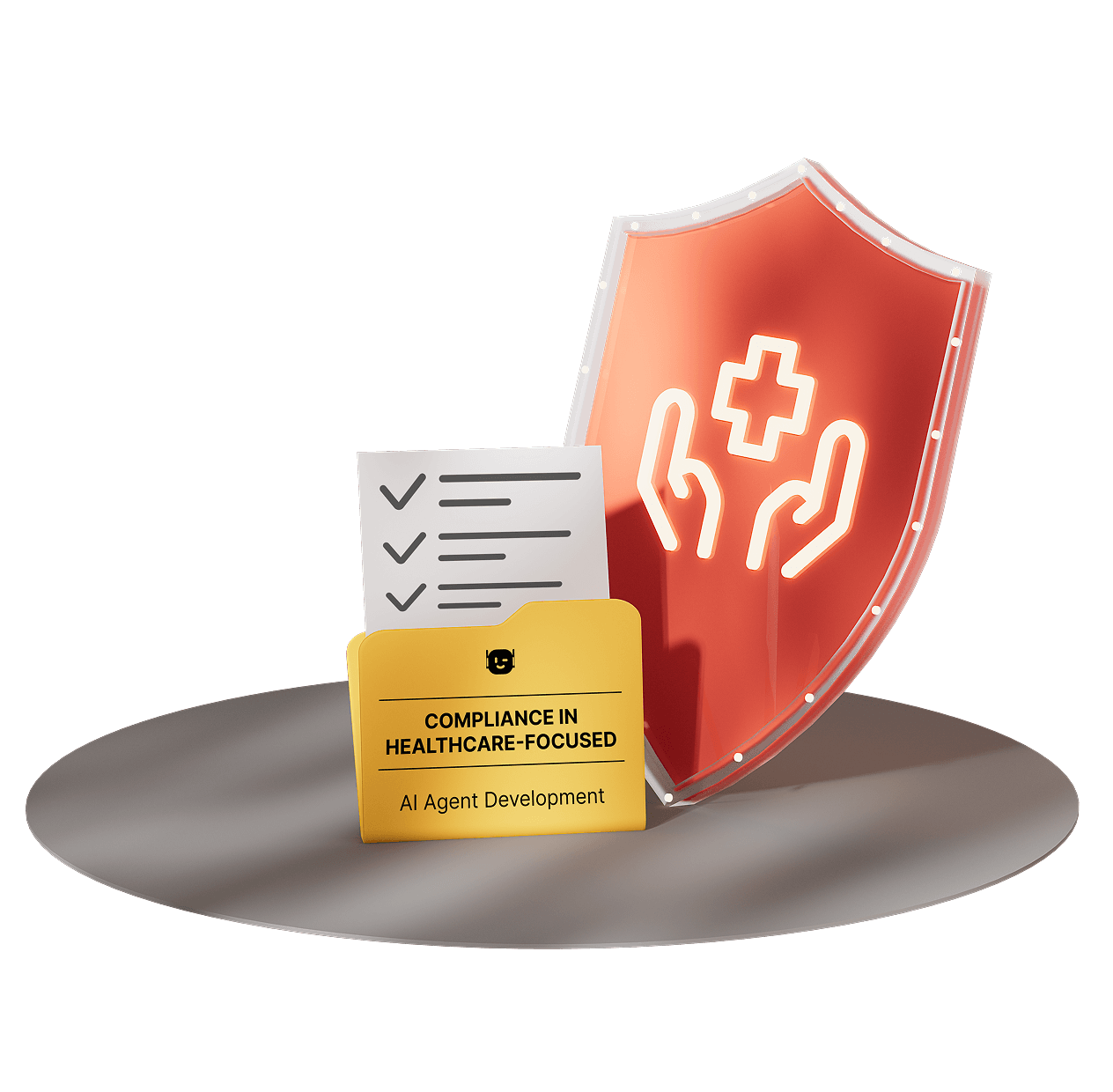 how to ensure compliance in healthcare-focused ai agent development