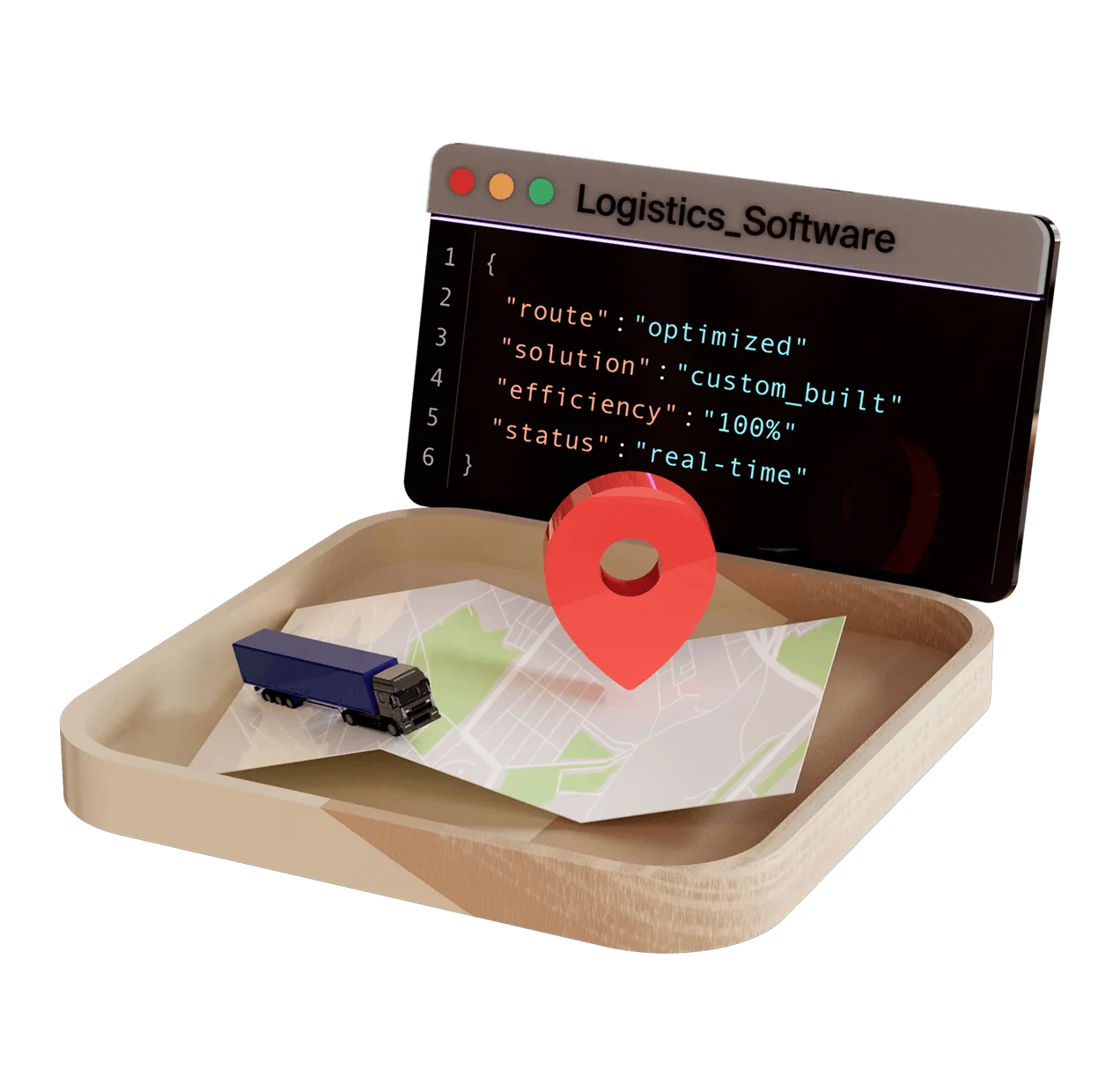 custom logistics management software