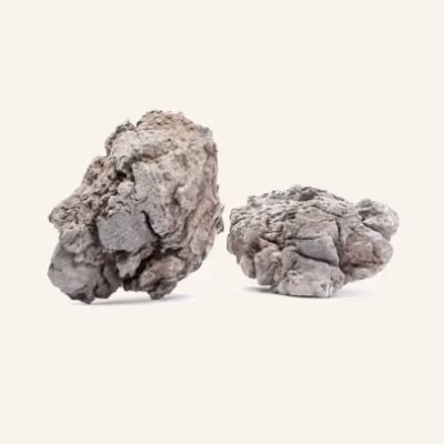 A couple of rocks sitting next to each other