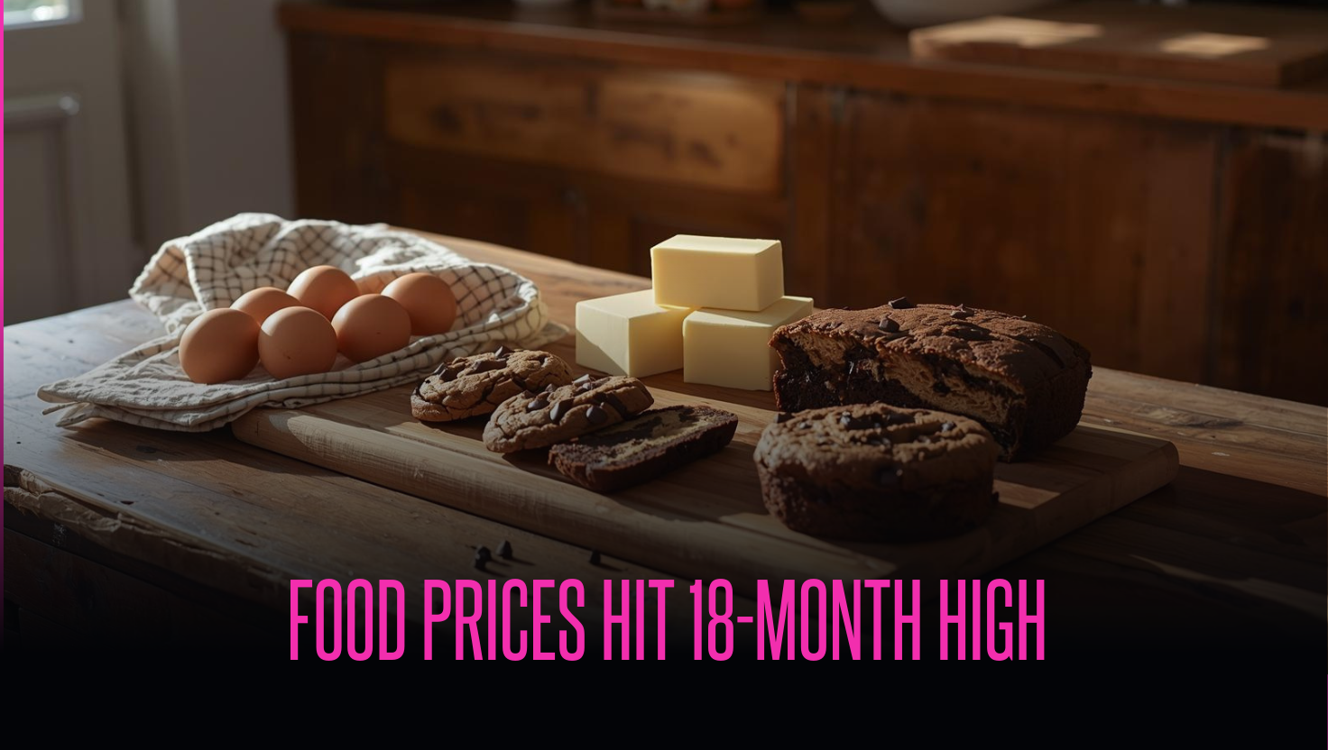 Food Prices Hit 18-Month High