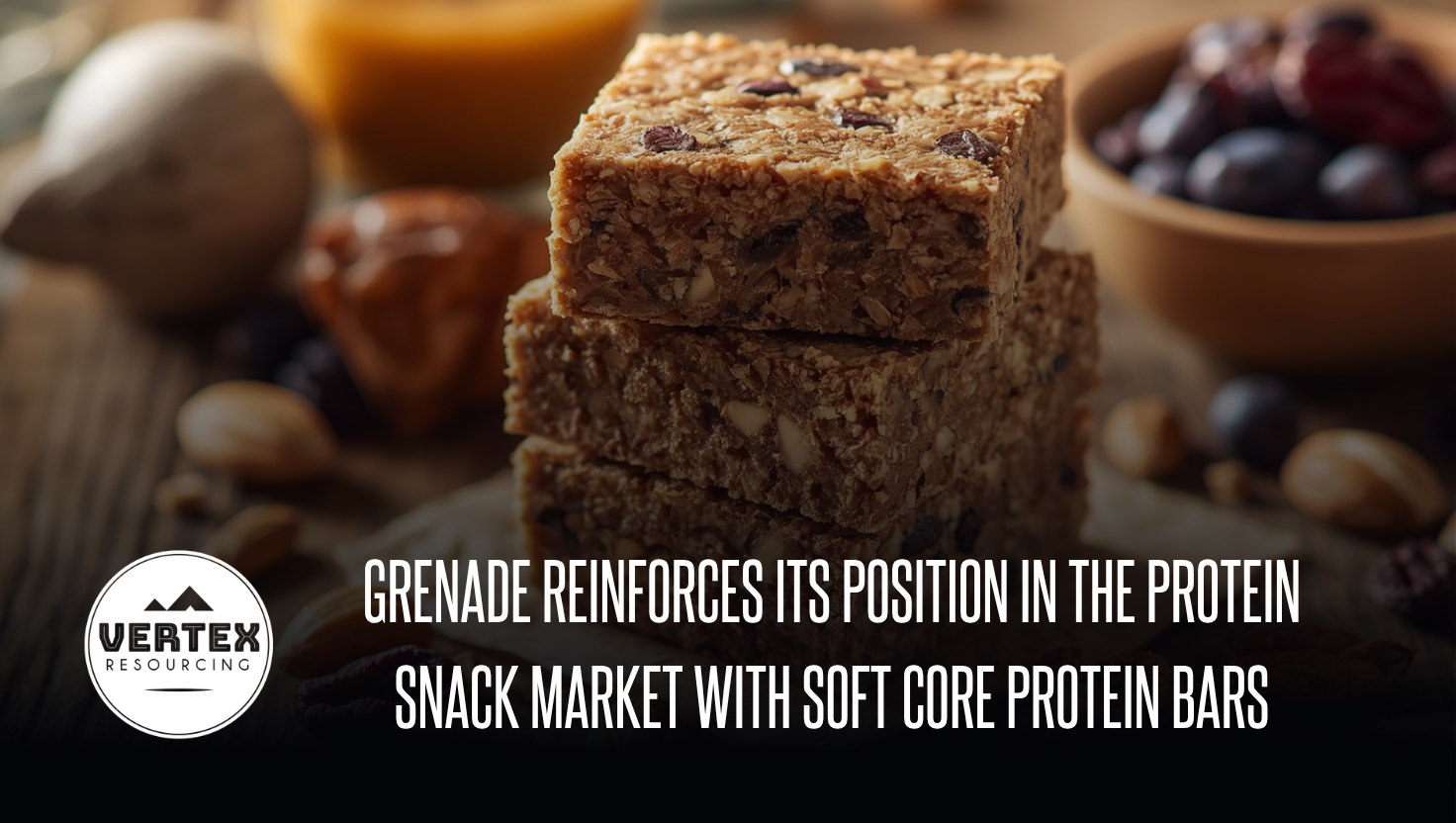 Grenade Reinforces Its Position in the Protein Snack Market with Soft Core Protein Bars